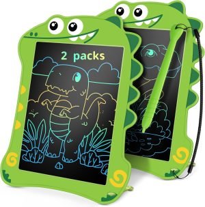 8.5″ LCD Dinosaur Writing Tablet for Kids (2 Pack)
