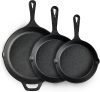 Cast Iron Skillet 3-Piece Set