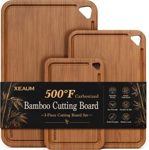 Bamboo Cutting Board 3-Piece Set 