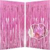 Pink Tinsel Backdrop