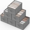 Criusia 6 Pack Large Clothes Organizer