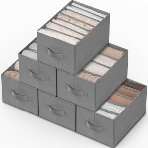 Criusia 6 Pack Large Clothes Organizer