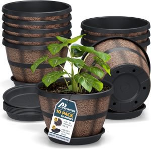 Title: Barrel Planters Outdoor 