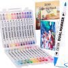 24-Color Alcohol Markers & 2-Pack Coloring Book Set