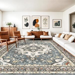 Washable Oriental Area Rug