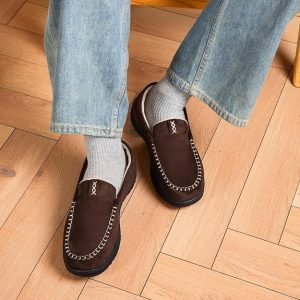 Men’s Moccasin House Slippers 