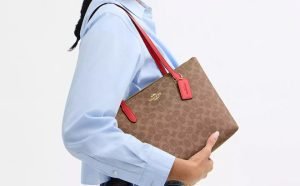 Coach Outlet Fiona Zip Tote Bag in Signature Canvas