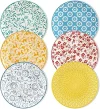Set of 6 Ceramic Plates 