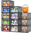 12 Pack Clear Shoe Storage Organizer