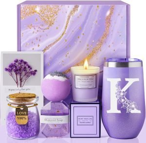 Lavender Spa Gift Basket Set
