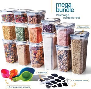 Airtight Food Storage Containers with Lids