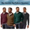 Men Quarter-Zip Pullover Sweaters