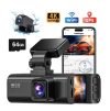 REDTIGER Dash Cam Front and Rear At Walmart
