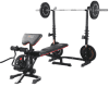 Adjustable Olympic Workout Bench with Squat Rack & Leg Extension at Walmart!