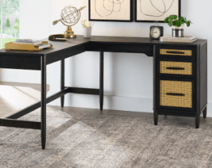 Better Homes & Gardens Springwood L-Shape Desk at Walmart!