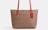 Coach Outlet Fiona Zip Tote Bag In Signature Canvas