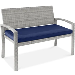2-Person Outdoor Wicker Bench At Walmart !