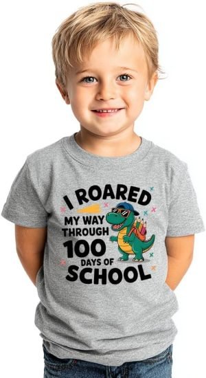 100 Days of School Shirt for Boys & Girls (3–7T) 