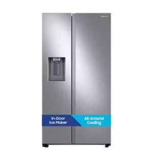Samsung 36 in. 27.4 cu. ft. Standard Depth Side by Side Refrigerator in Fingerprint-Resistant Stainless Steel