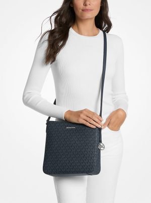 Michael Kors Jet Set Travel Large Logo Messenger Bag