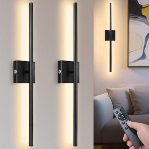 Battery Operated Wall Sconce with Remote