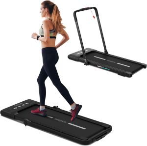 SereneLife Foldable 2-in-1 Treadmill