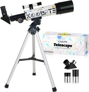 Portable Refractor Telescope with Adjustable Tripod
