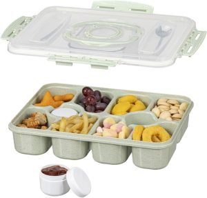 Divided Snackle Box Container