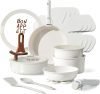 18Pcs Ceramic Cookware Set