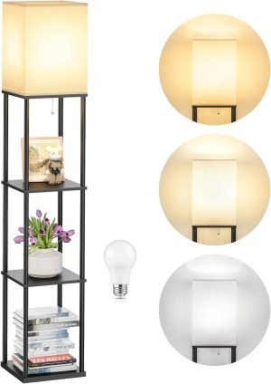 Floor Lamps with Shelves