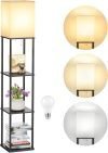 Floor Lamp with Shelves for Living Room