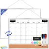 Monthly Calendar Dry Erase Board for Wall