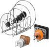 3-Pack Pot Lid Organizer for Cabinet