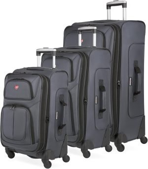 SwissGear 3-Piece Set, Softside Expandable Luggage