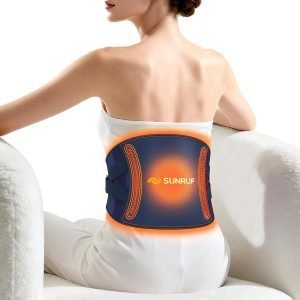 Cordless Heating Pad with Massager For Back