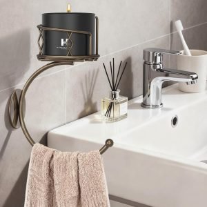 Antique Bronze Hand Towel Holder