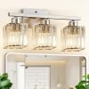 Crystal Bathroom Light Fixtures