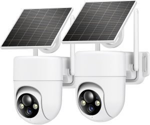 2K Solar Security Cameras Wireless Outdoor