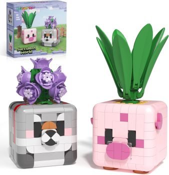 Botanical Flowers & Plants Building Blocks Toys for Kids