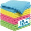 Thick Microfiber Cleaning Cloth  12 Pack