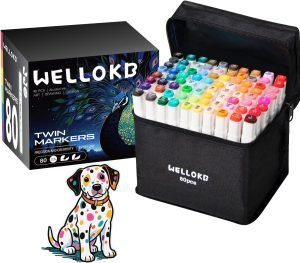 Alcohol Markers Set 80 colors