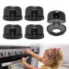 Stove knob safety covers