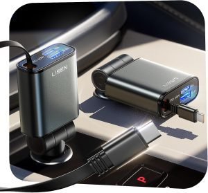 Retractable Car Charger USB C