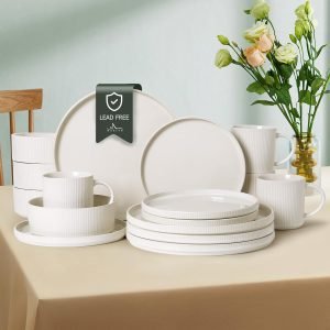 Ceramic Dinnerware 16 Pieces Dinner Set