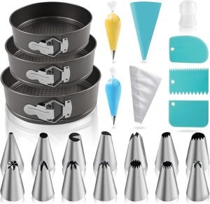 122-Piece Cake Pan Set for Baking