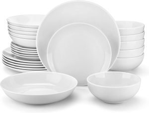 24-Piece Gourmet Porcelain Dinnerware Sets
