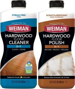  Hardwood Floor Cleaner & Polish Restorer Combo