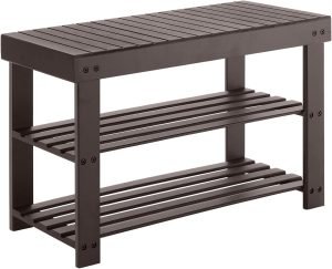 Sweetcrispy 3-Tier Shoe Rack Bench