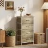 Dresser with 4 Fabric Drawers