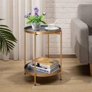 Small Folding Accent Stand with Removable Tray